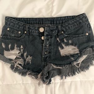 ripped shorts